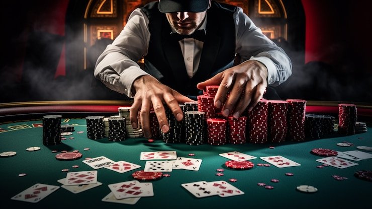Antarmuka permainan Captain's Bounty di platform ligautama
